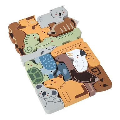 동물 스태킹 블록